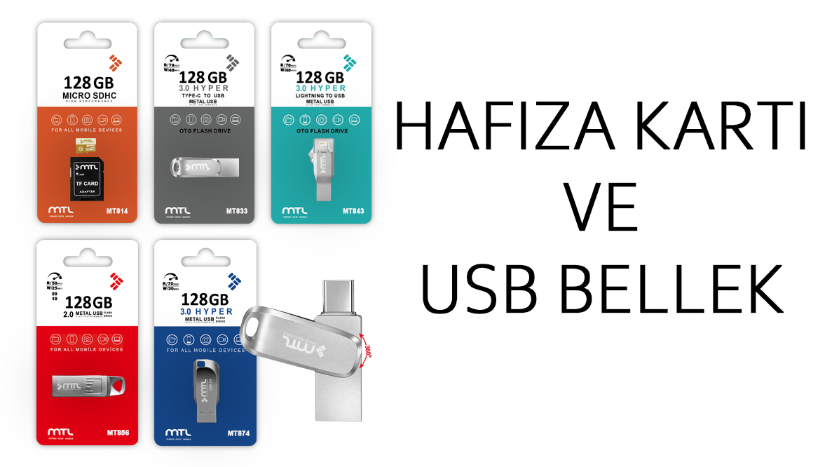 Hafıza Kartları & USB